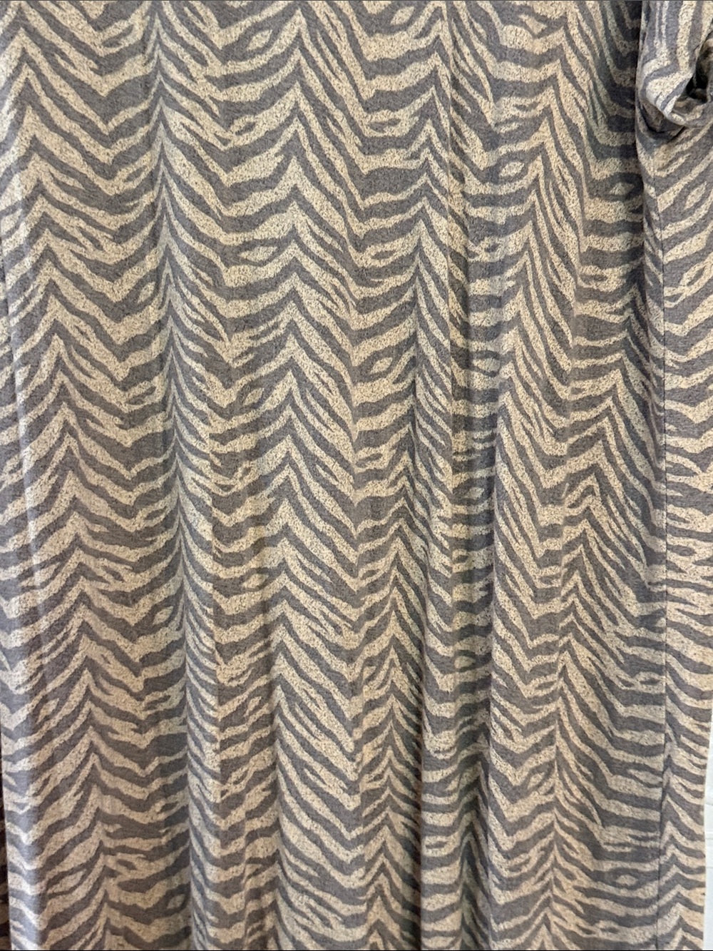 Lularoe size 3xl maxi dress. Tan and cream print. - Picture 2 of 4